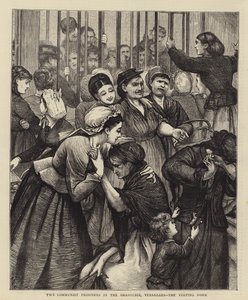 Os prisioneiros comunistas na Orangerie, Versailles, a hora de visita